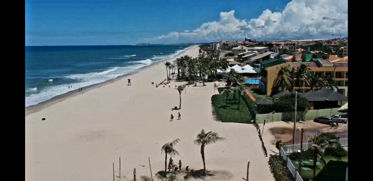 Paraiso Das Dunas - Apartamento A Beira Mar Com Jacuzzi - Proximo Ao Beach Park Aquiraz Bagian luar foto